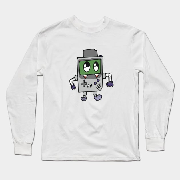 Gameboy Long Sleeve T-Shirt by Autistique